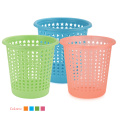 Plastic Star Design Hollow Open Top Trash Bin